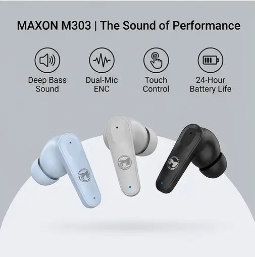 B303 Pure - Tone ENC Gaming Earbuds (Bluetooth 5.4, Low Latency Gaming Mode) - Urban Gear