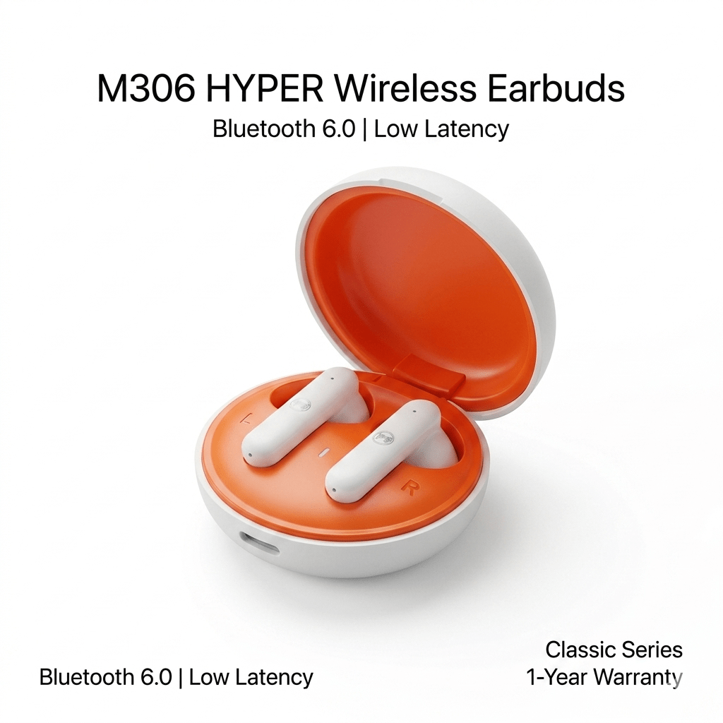 M305 HARMONY Wireless Earbuds (Bluetooth 5.4 | Classic Series | Low Latency) - Urban Gear