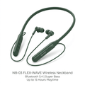 NB - 03 FLEX - WAVE Wireless Neckband (Bluetooth 5.4 | 15H Playtime | Calling Focused) - Urban Gear