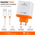 Maxon T-400 80W Super VOOC Charger