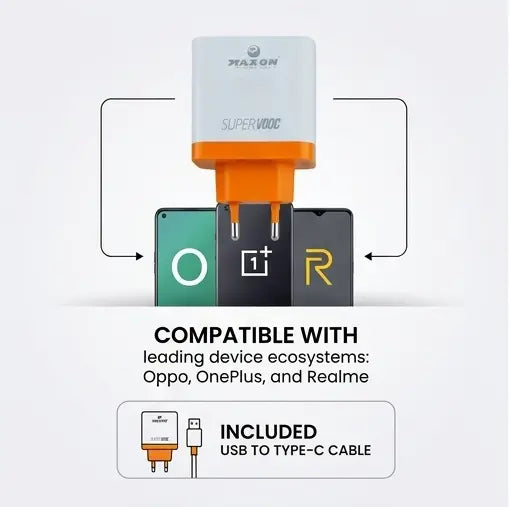 Maxon 80W Charger for Realme Phones